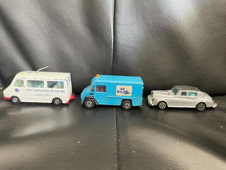 3x vintage auto's, Antiek en Kunst, Antiek | Speelgoed, Verzenden