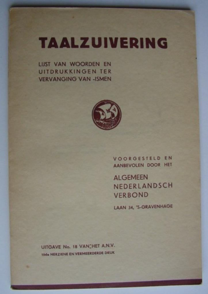 Taalzuivering, woorden en uitdrukkingen ter vervanging ismen, Boeken, Schoolboeken, Gelezen, Nederlands, Overige niveaus, Ophalen of Verzenden