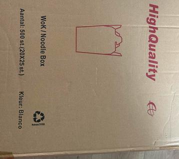 Wok to go bakjes 400st beschikbaar voor biedingen