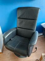 Lederen relaxstoel, Huis en Inrichting, Fauteuils, Ophalen, Zo goed als nieuw, 75 tot 100 cm, Leer