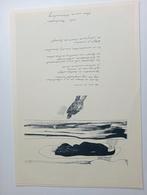 Prent Gedicht Hans van de Waarssenburg & Riet Amesz, Verzenden