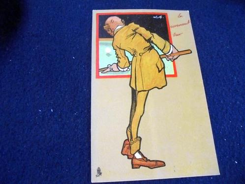BILJARTEN. Raphael Tuck & Fils. Editeurs PARIS. Art Deco., Verzamelen, Ansichtkaarten | Themakaarten, Ongelopen, 1920 tot 1940