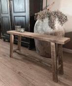 ~Stoer Sober Landelijk Houten Bankje~, Huis en Inrichting, Woonaccessoires | Overige, Ophalen of Verzenden, Zo goed als nieuw