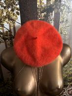 Oranje wollen baret - Maat L, Hoed, Baret, Zo goed als nieuw, Oranje