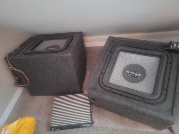 Soundstream Subwoofers met Versterker, Auto diversen, Autospeakers, Gebruikt, Ophalen