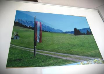 Oostenrijk~echte foto achter glas in metalen lijst~46 c x 31 beschikbaar voor biedingen