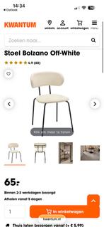 Witte Eetkamerstoelen 4 stuks, Ophalen, Zo goed als nieuw, Wit