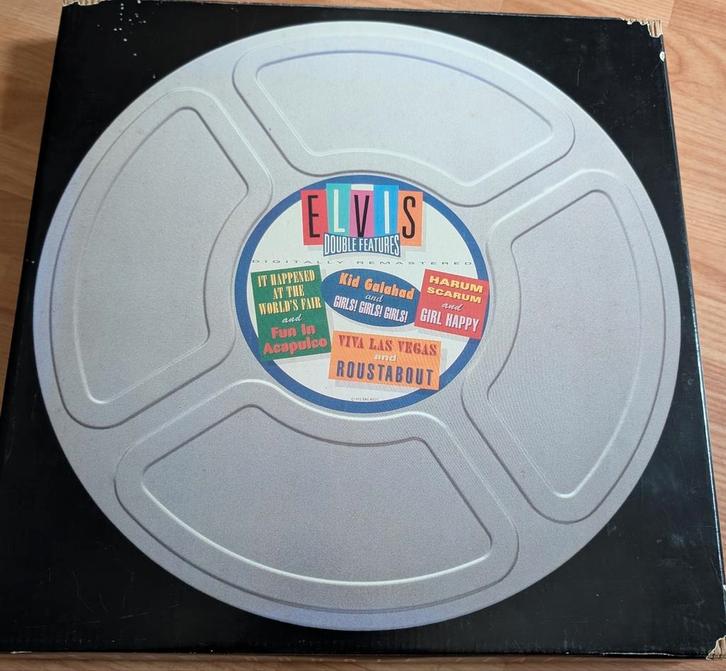 Elvis Presley double features 4cd boxset in filmblik, Cd's en Dvd's, Cd's | Rock, Zo goed als nieuw, Ophalen of Verzenden