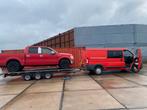 Auto + pakket transport N.L , België en Duitsland, Met chauffeur, Aanhangwagen