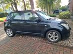 Suzuki Swift 1.3 5D 2008 Zwart, Auto's, Suzuki, Voorwielaandrijving, Stof, Zwart, Metallic lak