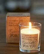 Riviera maison  candle  in box, Overige materialen, Wit, Nieuw, Ophalen of Verzenden