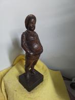 14302) houten beeldje Sancho Panzo  hoog 25cm, Antiek en Kunst, Kunst | Beelden en Houtsnijwerken, Ophalen of Verzenden