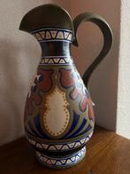 Vintage Gouds Plateel Waterkan Ankara Handgeschilderd Design, Antiek en Kunst, Ophalen of Verzenden