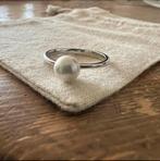 Zilveren ring maat 18 met parel 6mm nieuw, Sieraden, Tassen en Uiterlijk, Ringen, 18 tot 19, Nieuw, Ophalen of Verzenden, Dame