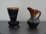 2 Vallauris vaasjes van geglazuurd keramiek, Antiek en Kunst, Antiek | Keramiek en Aardewerk, Ophalen of Verzenden