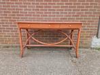 Boho bamboo vintage manou bureau, Ophalen, Gebruikt, Onbekend, Onbekend