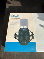 Stagg SUM40 USB-microfoon NIEUW!, Ophalen of Verzenden, Nieuw, Studiomicrofoon