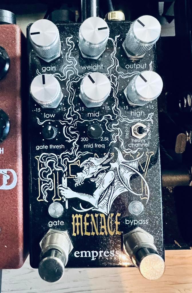 Empress Heavy Menace Distortion, Muziek en Instrumenten, Ophalen of Verzenden, Zo goed als nieuw, Distortion, Overdrive of Fuzz