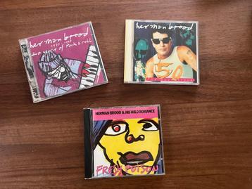   Mooie collectie van 3 Herman Brood cd's. In prima staat. beschikbaar voor biedingen