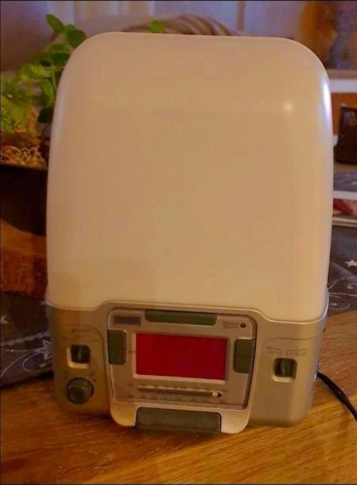 Wekker met lichttherapie, Witgoed en Apparatuur, Wekkers, Gebruikt, Digitaal, Ophalen of Verzenden