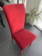 6 stoffen eetkamerstoelen zo goed als nieuw, Huis en Inrichting, Ophalen, Overige kleuren, Zo goed als nieuw, Vier