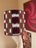 Wandlamp bordeaux rood koper beige frida ikat, Ophalen, Zo goed als nieuw