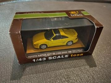 Tosa Toyota MR sw20  1993 Geel 1/43  beschikbaar voor biedingen