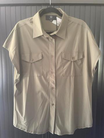 Sportieve blouse travel korte mouw army XXL -nieuw-  beschikbaar voor biedingen