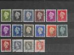 Nederland 1948, NVPH 474 t/m 489, Gestempeld., Verzenden, Na 1940, Gestempeld