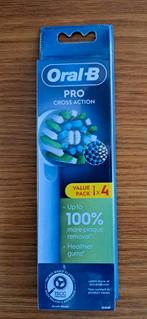 Nieuw geseald: 4 ORAL B cross action opzetborstels, Sieraden, Tassen en Uiterlijk, Uiterlijk | Mondverzorging, Ophalen of Verzenden