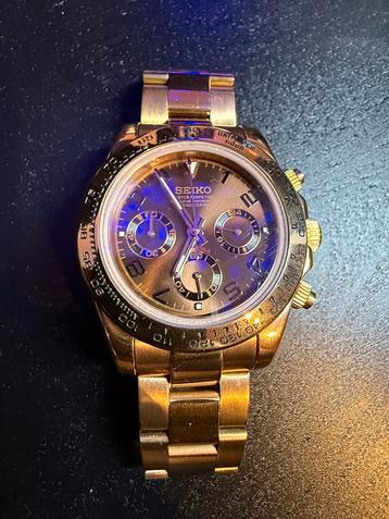 Seiko Daytona Rose Gold automaat beschikbaar voor biedingen