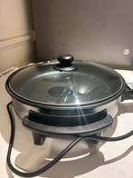 Tristar elektrische hapjespan met deksel 30cm, Huis en Inrichting, Keuken | Potten en Pannen, Ophalen of Verzenden, Zo goed als nieuw