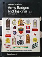 Army Badges and Insignia WW2, Ophalen of Verzenden, Overige soorten, Boek of Tijdschrift