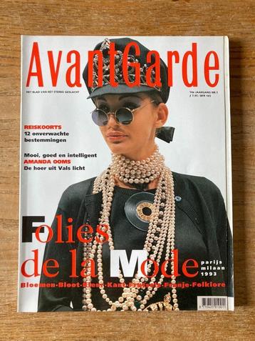Vintage Avantgarde 01-1993 magazine glossy tijdschrift beschikbaar voor biedingen