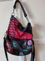 Desigual tas, stof. Met verbredingsrits, Ophalen of Verzenden, Gebruikt