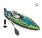 Intex challenger K1 kajak, Watersport en Boten, Kano's, Ophalen, Gebruikt, Eén persoon, Kajak