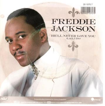 Freddie Jackson: He'll never love you (like I do) beschikbaar voor biedingen