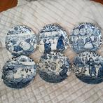 6 bordjes Boch Delfs, Antiek en Kunst, Ophalen of Verzenden