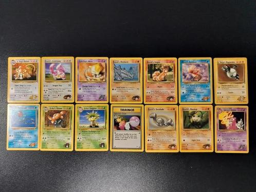 Pokémon Gym Heroes - 14 Kaarten, Hobby en Vrije tijd, Verzamelkaartspellen | Pokémon, Gebruikt, Meerdere kaarten, Ophalen of Verzenden