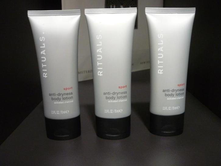 3x Rituals, Ritual Sport body lotion, creme, Sieraden, Tassen en Uiterlijk, Uiterlijk | Lichaamsverzorging, Nieuw, Bodylotion, Crème of Olie