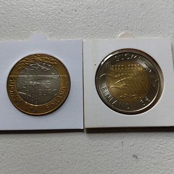 Finland 5 euro 2003 en 2007 BU beschikbaar voor biedingen