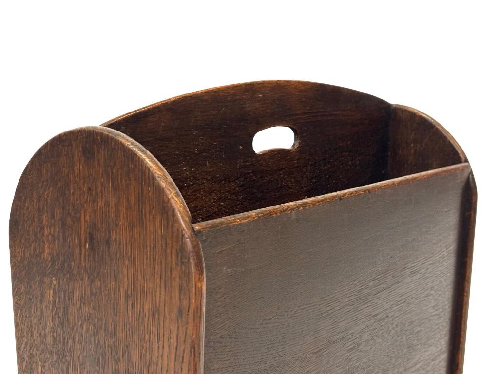 Art Deco Eiken Krantenbak Lectuurbak jaren 50 design, Ophalen, Art Deco, Gebruikt, Art Deco