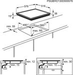 AEG HE604062XB | Inbouwkookplaat, Witgoed en Apparatuur, Kookplaten, Verzenden, 4 kookzones, Zo goed als nieuw, Inbouw