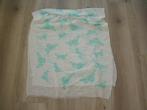 Wit/groene sjaal, Ophalen of Verzenden, Zo goed als nieuw, Maat 46/48 (XL) of groter, Sjaal