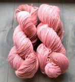 handgeverfde sokken wol ZALMTASTISCH, Ophalen of Verzenden, Nieuw, Breien of Haken, Wol of Garen