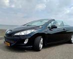 Peugeot 308 1.6 THP CC 2010 Zwart Cabriolet, Auto's, Peugeot, 1487 kg, 4 cilinders, 4 stoelen, Zwart