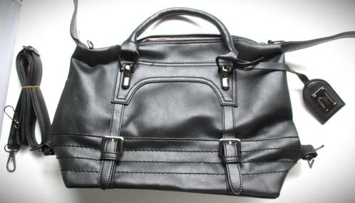 Tas Handtas XSJJPPJ~4 binnenvakken~Schoudertas, Sieraden, Tassen en Uiterlijk, Tassen | Damestassen, Gebruikt, Handtas, Zwart