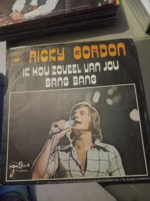ricky gordon ik hou zouveel van jou / bang bang, Cd's en Dvd's, Vinyl | Nederlandstalig, Gebruikt, Levenslied of Smartlap, Overige formaten