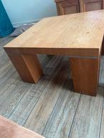 Teak Houten Salontafel 80x80, Huis en Inrichting, Tafels | Salontafels, Ophalen, Gebruikt, 50 tot 100 cm, Minder dan 50 cm