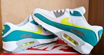Nike air max 90 Wit / Groen / Lime Maat 41  beschikbaar voor biedingen
